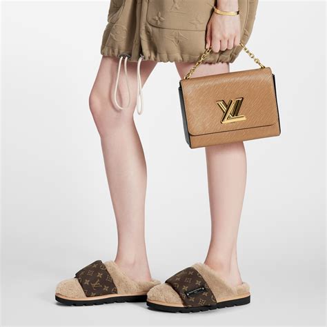 louis vuitton flat mule slippers|Louis Vuitton slippers female.